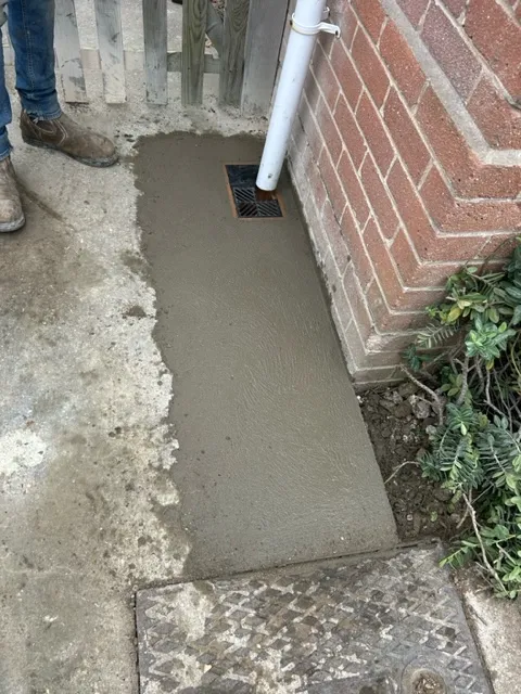 drain concreted over