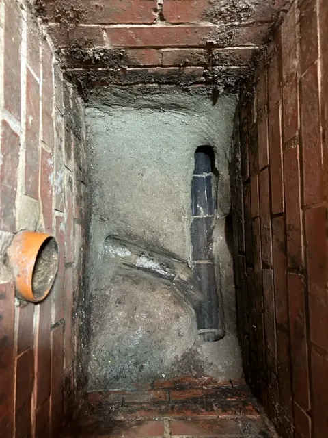 down the drain